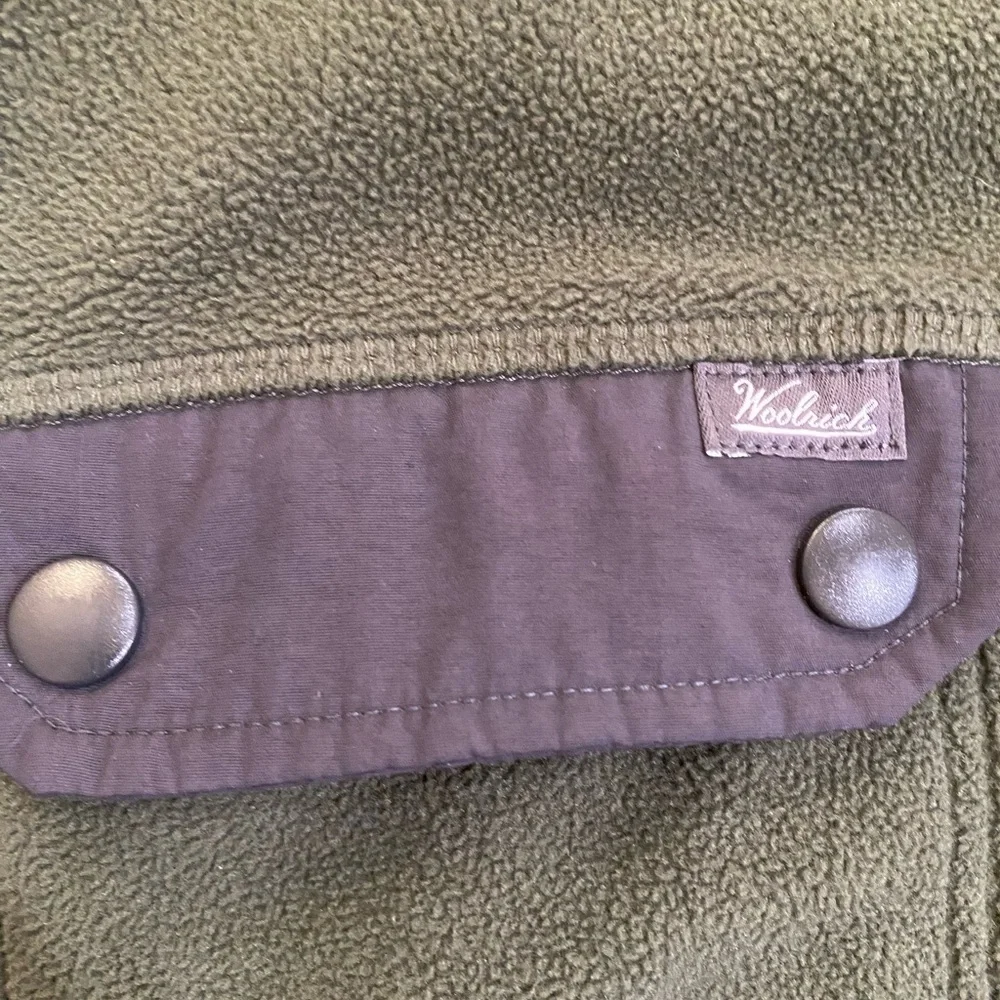 Woolrich Jacket Fleece Full Zip Pockets  Outdoor Casual Nature Hiking Size XL